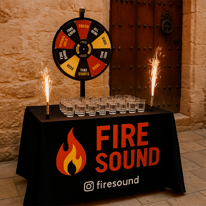 Servicio de ruleta de chupitos para bodas y eventos